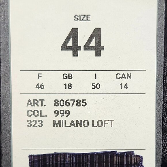 Monari Women's Black Long Sleeved Turtleneck Sweater Size 14 - Picture 7 of 8